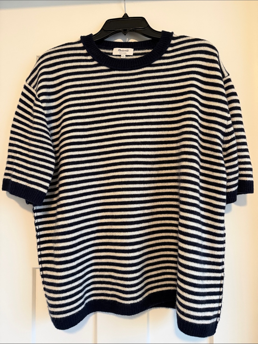 Madewell oversized cashmere sweater shirt